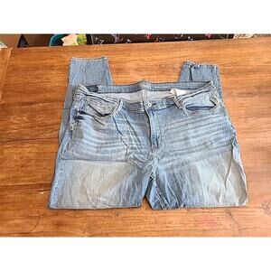 Signature Levis Strauss womens blue denim skinny jeans size 22